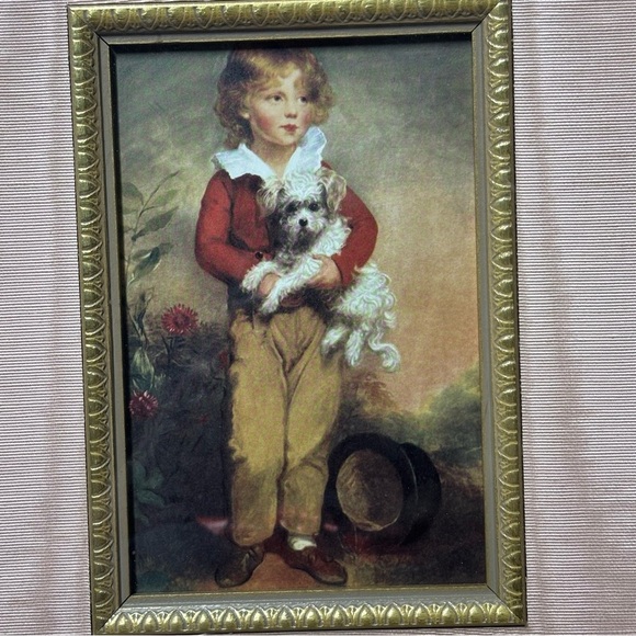 Lovely gold framed print of Arthur William Devis’s (1762-1822) Master Simpson - Picture 6 of 6